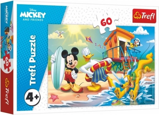 Puslespil 60 brikker – MICKEY MOUSE: En spændende dag for Mickey og vennerne
