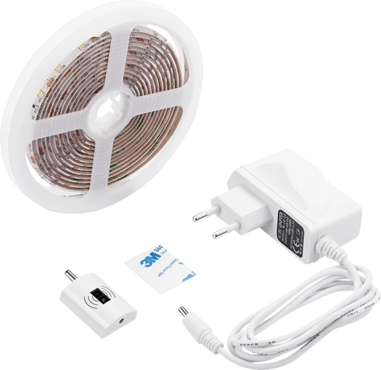 Solight dæmpbar LED-strip med berøringsfri betjening, 3 m, 4000 K, IP65