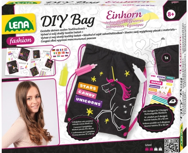 LENA kreativ sæt til design af tekstilrygsæk