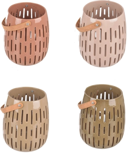 Dekorativ dolomit-lysestage 20 cm (4 varianter)