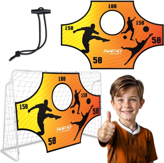 Træningsskydesejl til fodboldmål Neo-Sport 180 x 120 cm