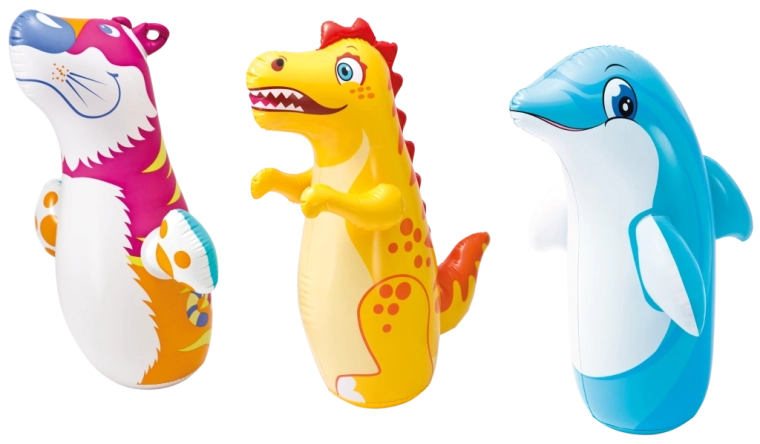 Oppusteligt boksedyr 97 × 61 cm, 3 varianter