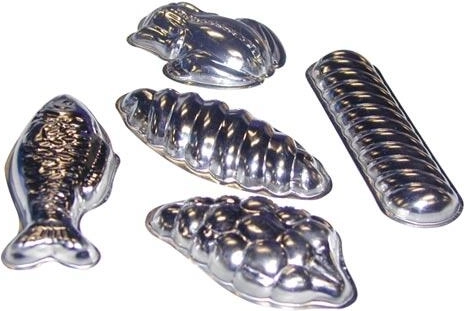 Sæt bageforme – mix nr. 1, 30 stk.