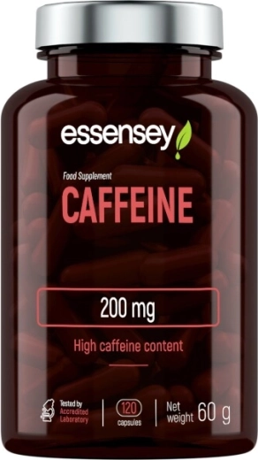 Essensey Caffeine koffein 200 mg + grapefrugtekstrakt, 120 kapsler