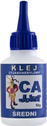 Cyanoakrylatlim med middel viskositet 50 g Joker