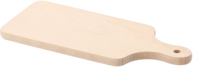 Mellemstort plastskærebræt til kød 31 × 13,5 cm