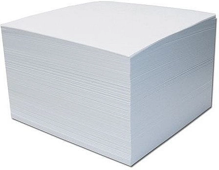 Blok med løse papirer 9 × 9 × 4,5 cm