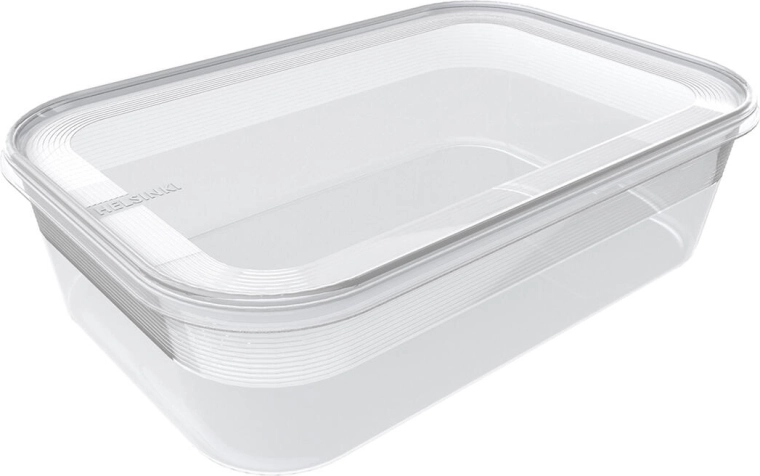 Madkasse HELSINKI 3 l rektangulær med låg