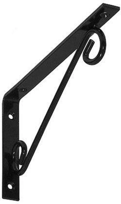 Konsolbærer til hylder 150 × 100 mm, sort