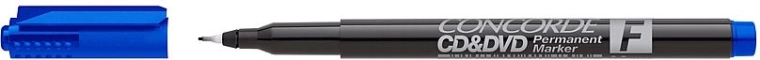 Permanent marker CONCORDE til CD og DVD, blå