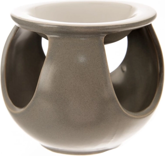 Keramisk aromalampe grå 12 cm