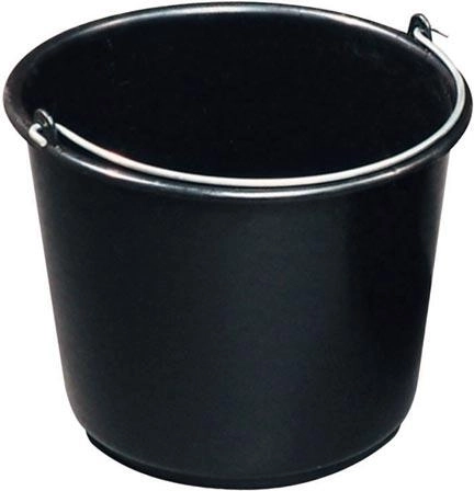 Murerbøtte 20 l af genanvendt plast