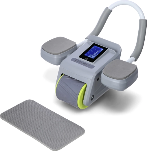 Mavehjul HMS med automatisk tilbagespring, grå