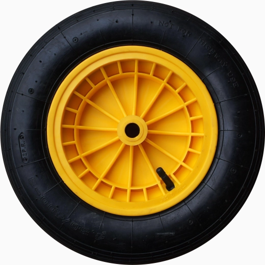 oppusteligt hjul LIVEX gult 390 mm