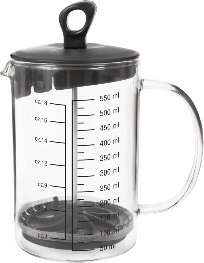 Kande til kaffe og te med filterstempel 660 ml