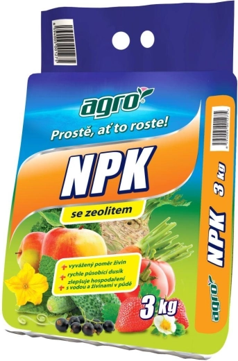 Universalgødet granulat NPK 3 kg AGRO