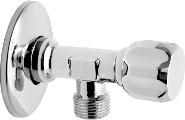 Vinkelspindelventil med kappe 1/2" x 3/8"