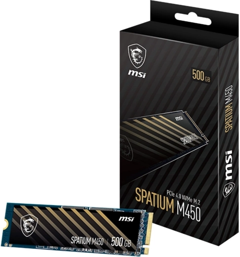 MSI SPATIUM M450 500 GB NVMe M.2 SSD