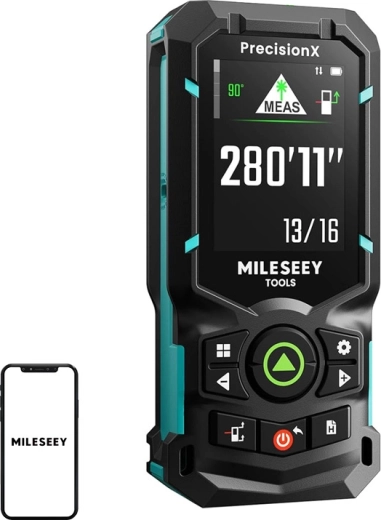 Mileseey S50 laserafstandsmåler med grøn laser 120 m