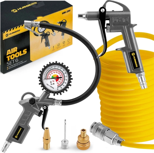 Pneumatisk værktøjssæt 6-i-1 til HUMBERG kompressor