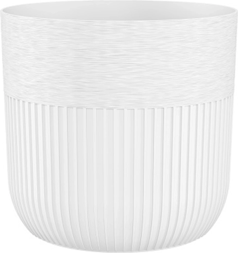 Hvid urtepotte Luca Petit 19 cm