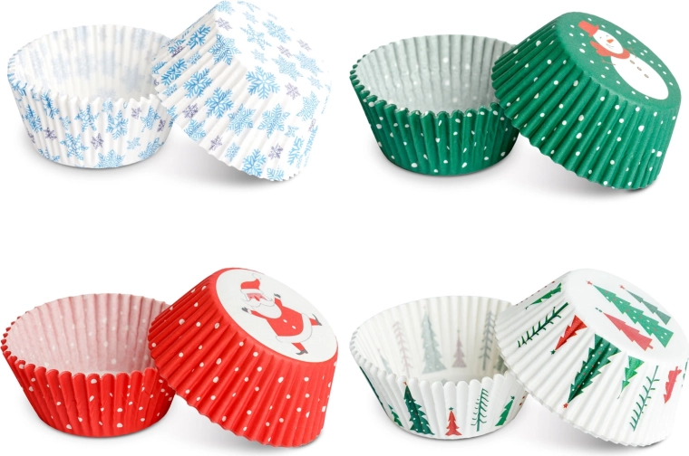 Julepapirforme til muffins, 100 stk.