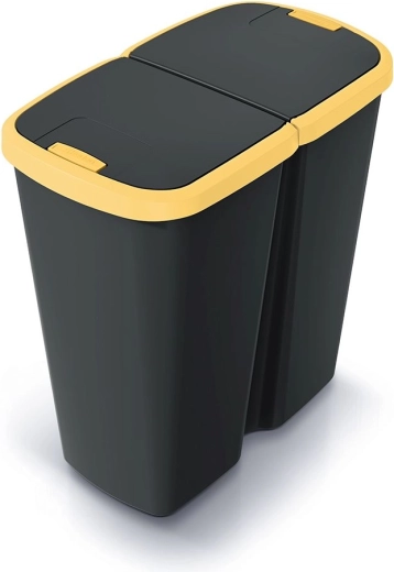 Affaldsspand Compacta Q Duo 45 l med to låg