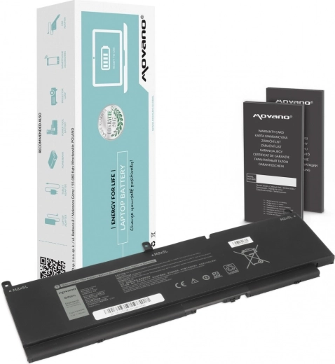 Movano-batteri til Dell Precision 15 7550/7560/7760 7400 mAh (84 Wh)