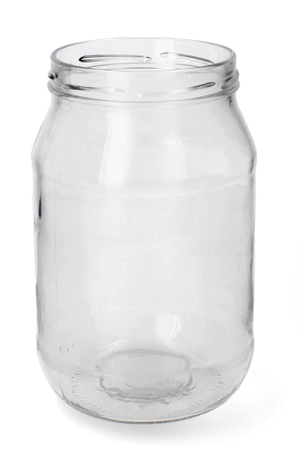 Glaskrukke 1,7 l med bred åbning 100 mm