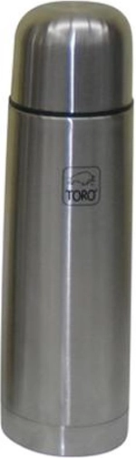 Rustfri termoflaske med stopventil TORO 500 ml