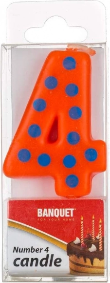 Fødselsdagslys nummer 4 MIN FEST