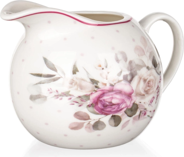 Keramisk mælkekande Rose 250 ml