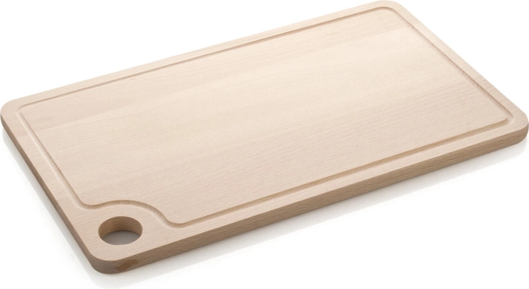 Træskærebræt med rille BRILLANTE 42 × 25 cm