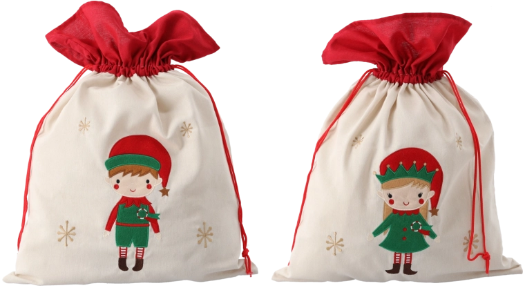 Gavepose 45 × 60 cm beige, mix af alfemønstre