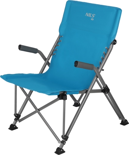Sammenklappelig campingstol NILS Camp blå