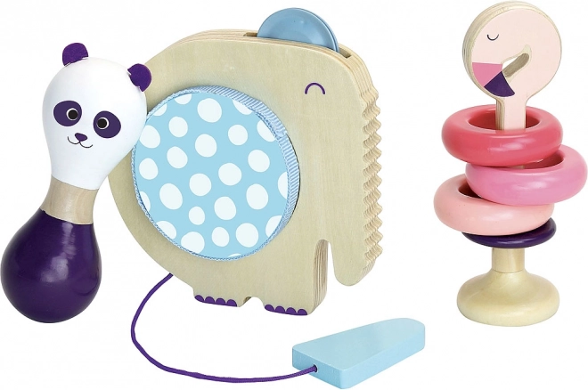 Vilac træ musikalsk sæt til børn