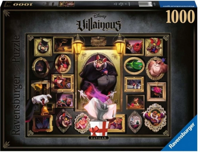 Puslespil Ravensburger Villainous: Ratigan 1000 stk