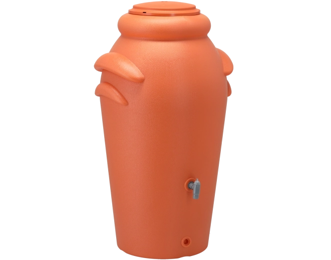 Regnvandstønde Virga 200 l murstensfarvet