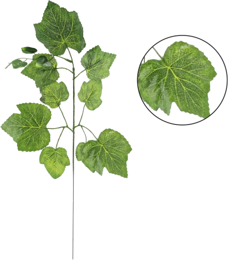 Kunstig vinranke med blade 58 × 34 cm