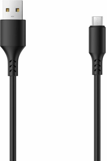 Setty USB – microUSB-kabel 1 m 1 A sort