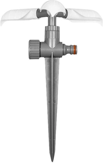 Roterende spids-sprinkler 3-armet WHITE LINE