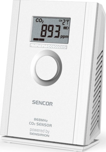 Sencor SWS CO2 Pro trådløs kuldioxid­sensor