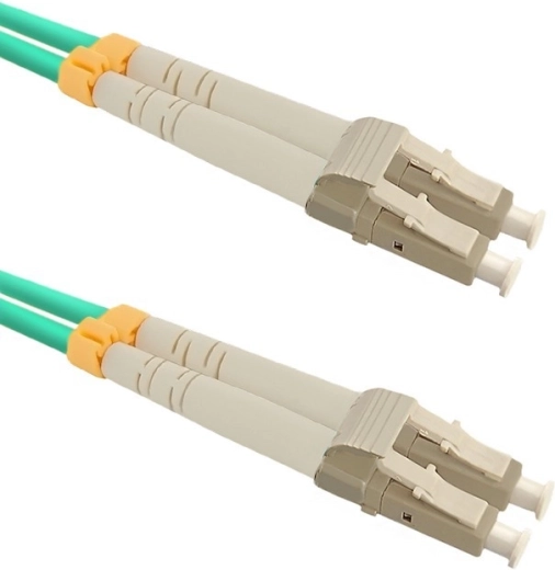 Optisk patchcord LC/UPC–LC/UPC OM3 50/125 mm 15 m LSZH
