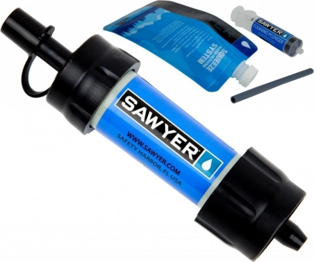 Sawyer Mini rejse-vandfilter blå – 1 stk.