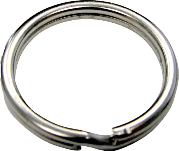 Nøglering 35 × 2,0 mm, nikkeleret (200 stk.)