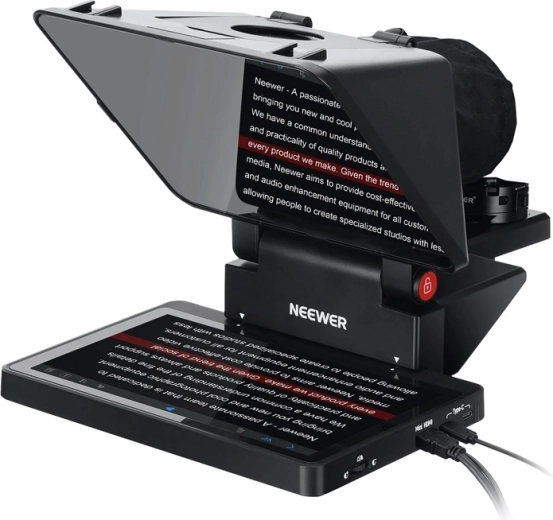 Neewer teleprompter X11 med indbygget monitor TM8