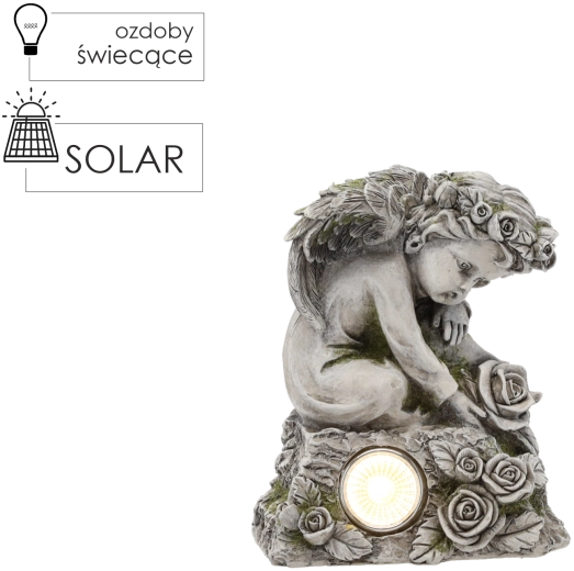 Dekorativ englefigur med LED-belysning GardenLine