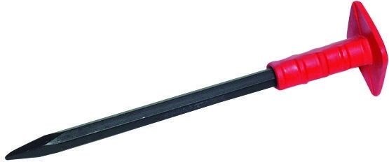 Stenhugger spids mejsel med PVC-beskyttelse 400 mm