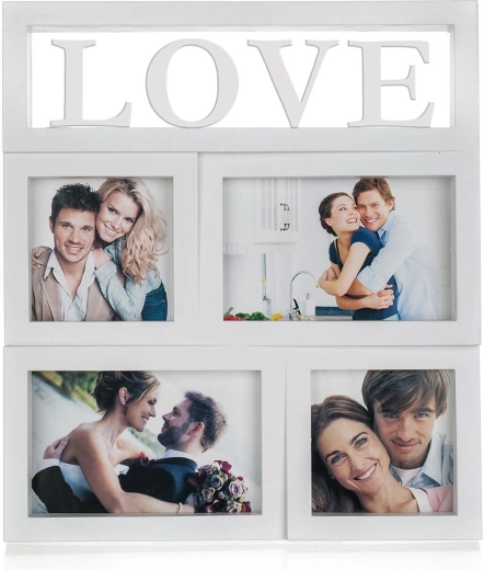 Fotoramme Love til 4 fotos 28 × 31 cm