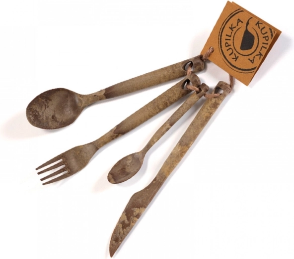 Campingbestik KUPILKA Cutlery Brown